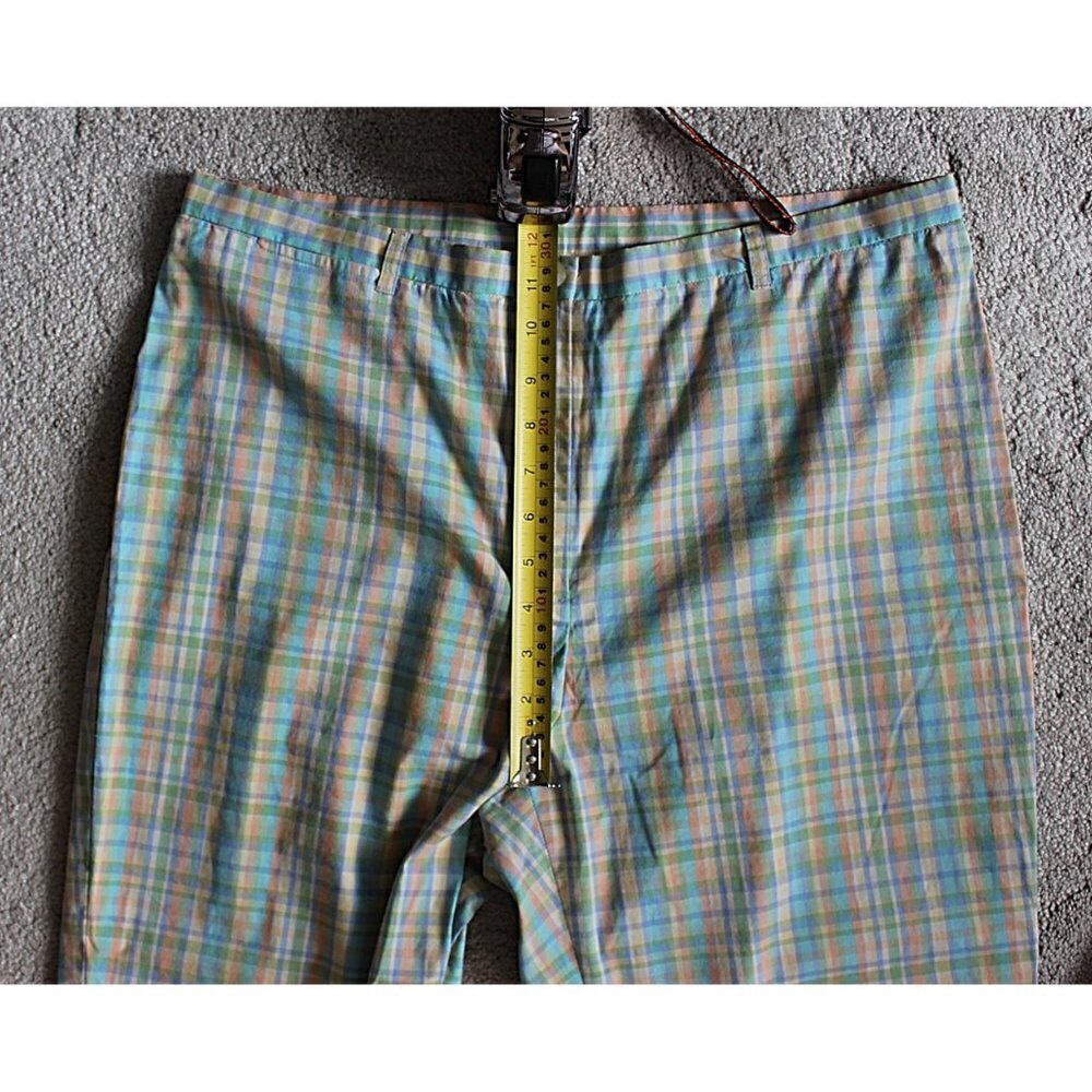 Ralph Lauren - Slim Crop Pants in Preppy Micro-Plaid, Geek Style - size 16 XL - Picture 9 of 9
